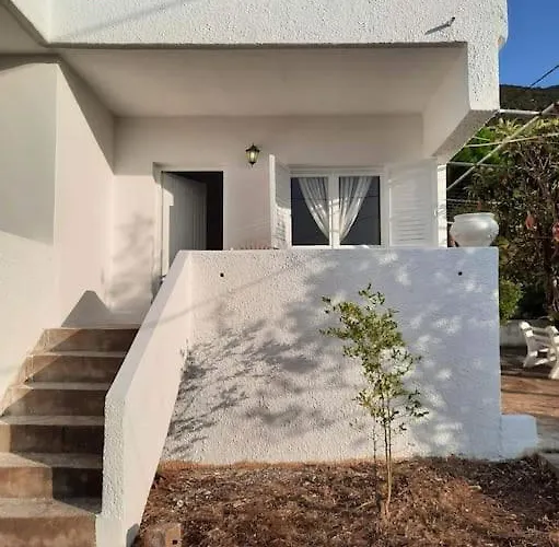 White In Olive Trees And Seaview To Panagia * Almiropotamos